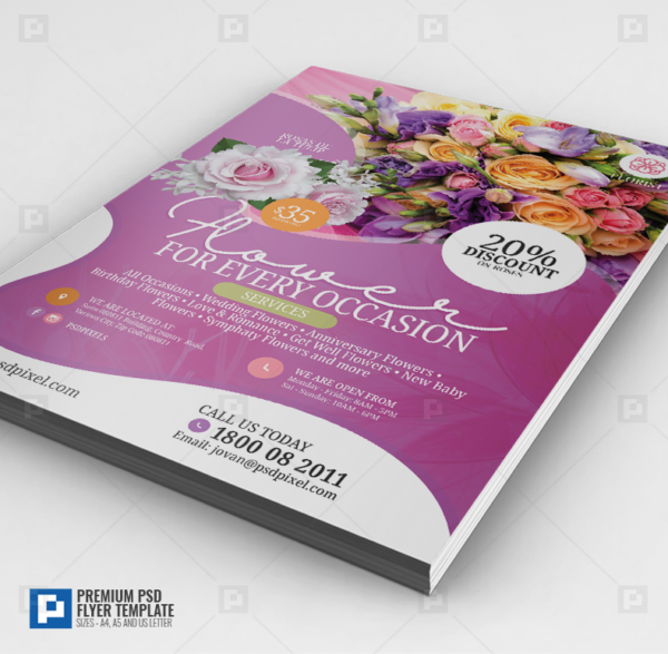 Florist Services Flyer