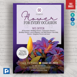 Flower Shop Promotional Flyer..