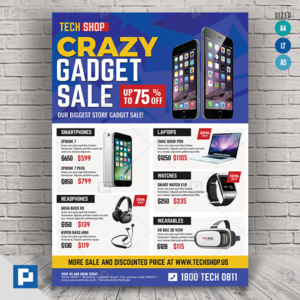 Gadget Sale Promotional Flyer