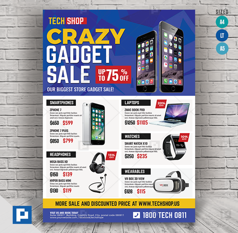 Tech gadget sample offers