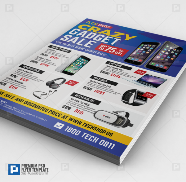 Gadget Sale Promotional Flyer