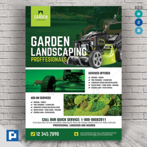 Garden Cleaning and Maintenance Flyer