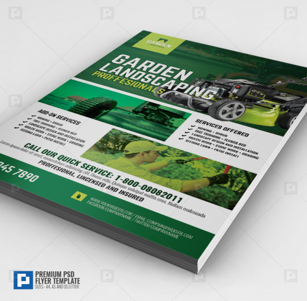 Garden Cleaning and Maintenance Flyer