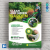 Garden Landscaping and Lawn Design Flyer