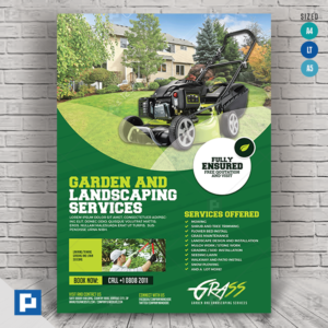 Garden and Landscaping flyer