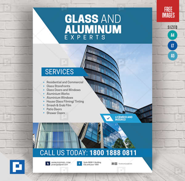 Glass and Aluminum Company Flyer