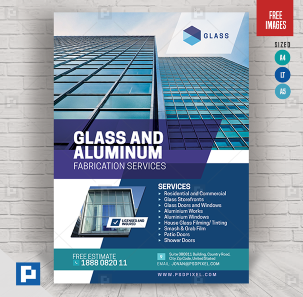 Glass and Aluminum Experts Flyer