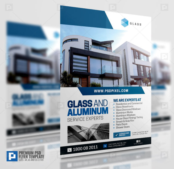 Glass and Aluminum Supply Flyer