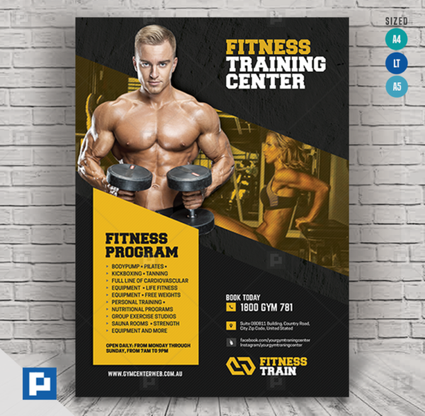 Gym Company Promotional Flyer