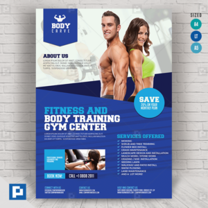 Gym Fitness Promotional Flyer