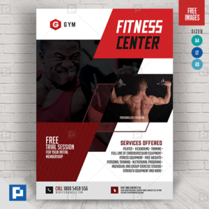 Gym and Body Building Flyer