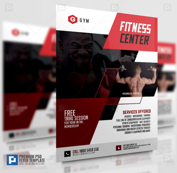 Gym and Body Building Flyer