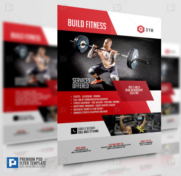 Gym and Body Fitness Flyer
