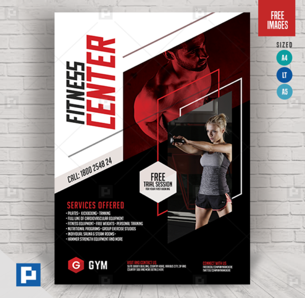 Gym and Fitness Flyer