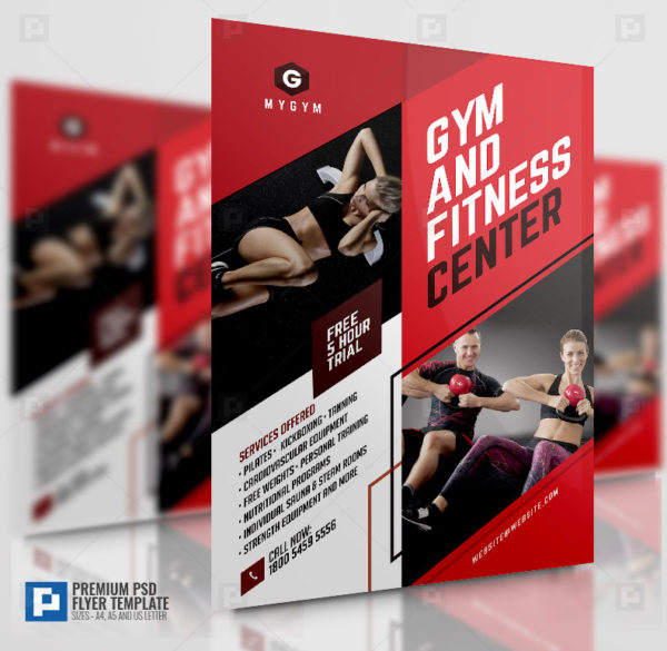 Gym and Sports Studio Flyer