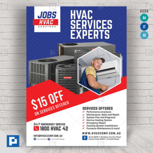 HVAC Company Ads Flyer