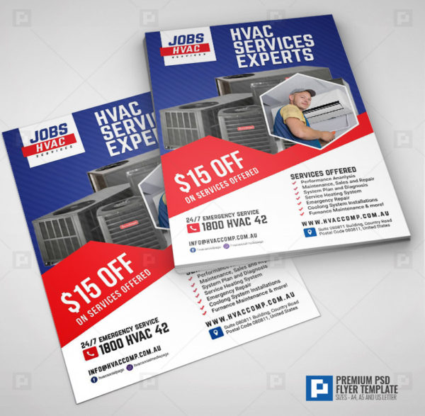 HVAC Company Ads Flyer