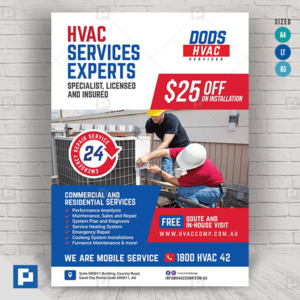 HVAC Installation and Maintenance Flyer