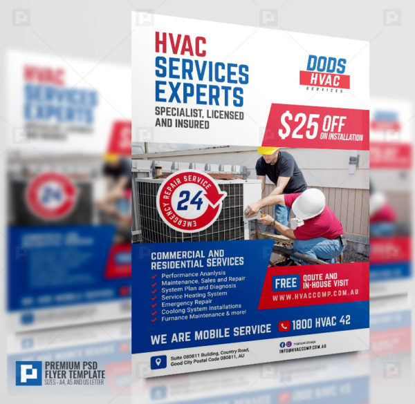 HVAC Installation and Maintenance Flyer