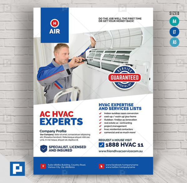 HVACS Repair and Maintenance Flyer