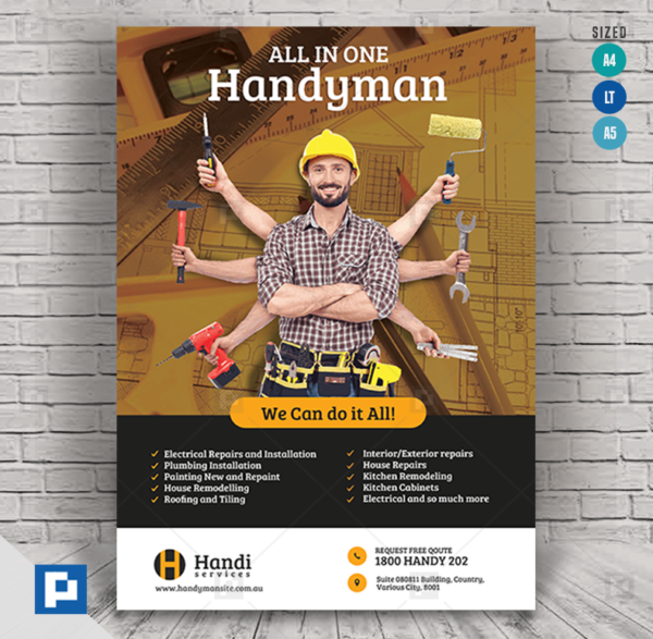 Handyman Promotional Flyer