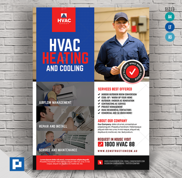 Heating and Cooling Service Company Flyer