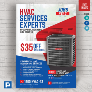 Heating and Cooling Service Flyer