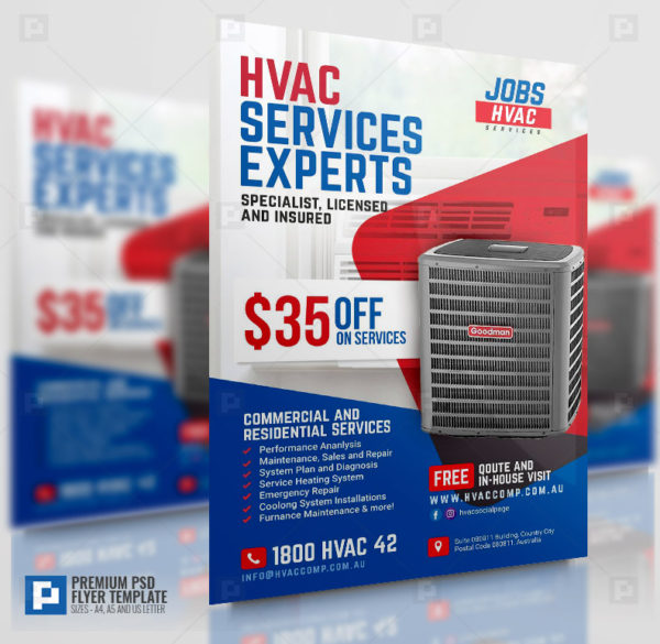 Heating and Cooling Service Flyer