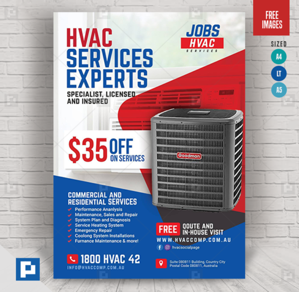 Heating and Cooling Service Flyer