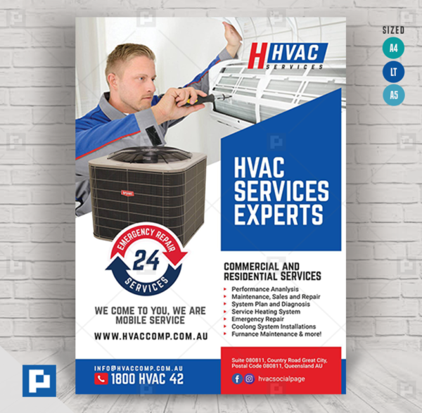 Heating and Cooling Services Flyer