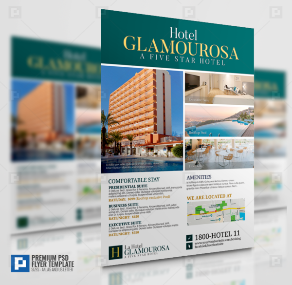 Hotel and Motel Promotional Flyer