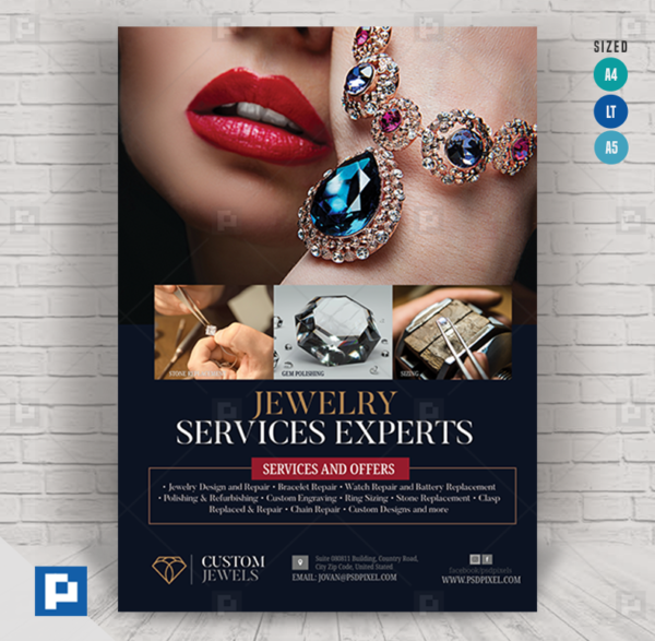 Jewelry Repair Services Flyer