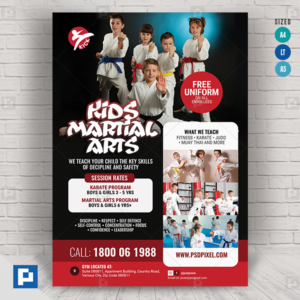 Kids Karate Class Flyer