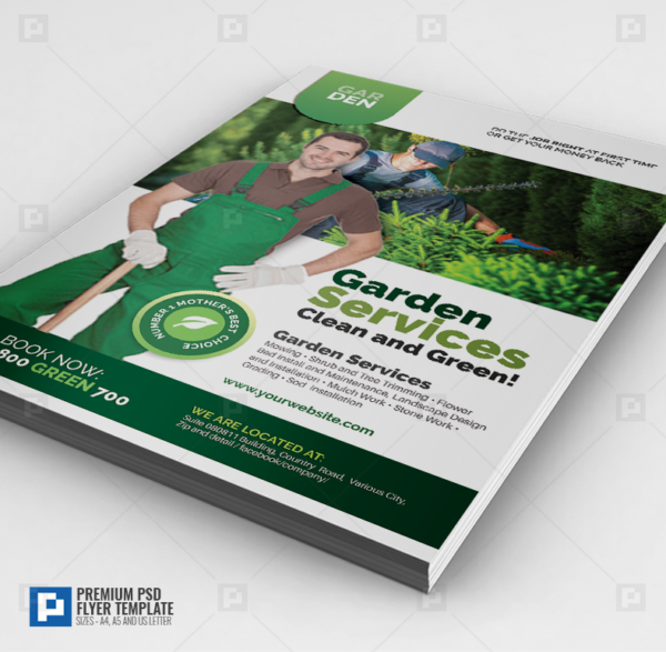 Landscaping and Gardening Services Flyer