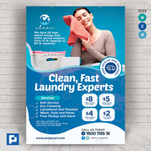 Laundry Expert Services Flyer