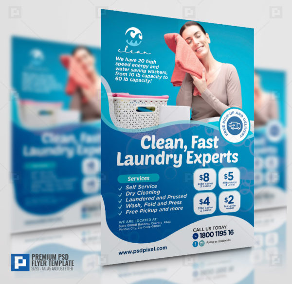 Laundry Expert Services Flyer