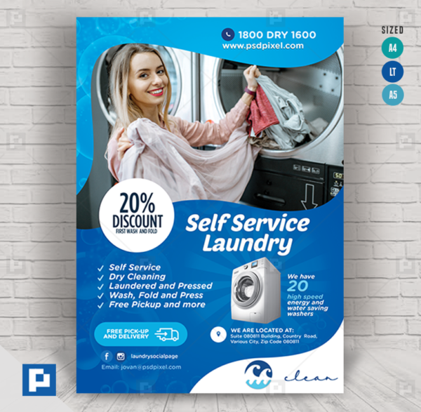 Laundry Services Flyer