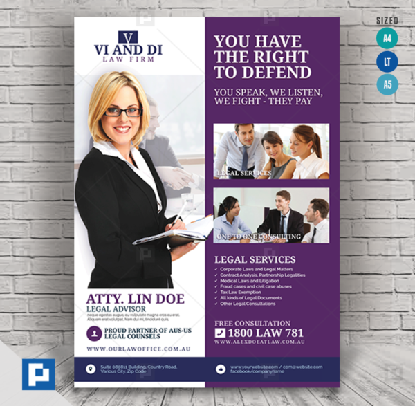 Law Firm Promotional Flyer