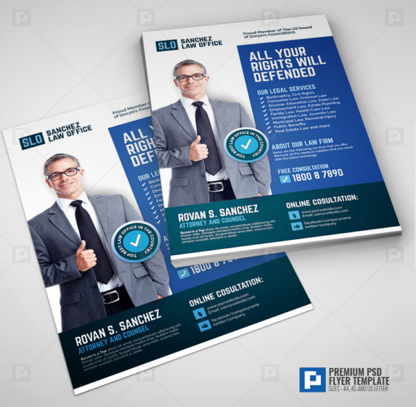Law Firm and Law Office Flyer_01