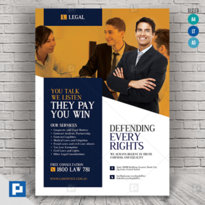 Legal and Law Services Flyer