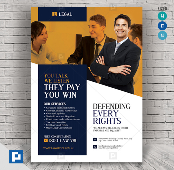 Legal and Law Services Flyer