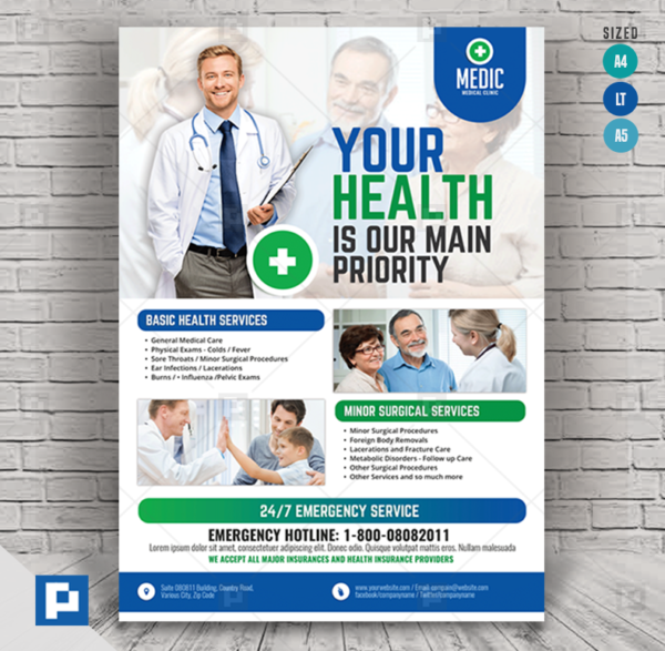 Medical Clinic Promotional Flyer