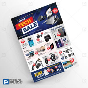 Multipurpose Tech Mega Sale Flyer