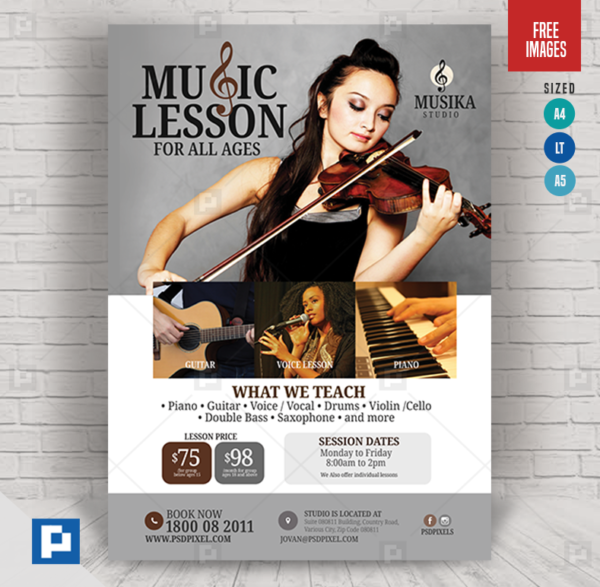 Music Lesson Flyer