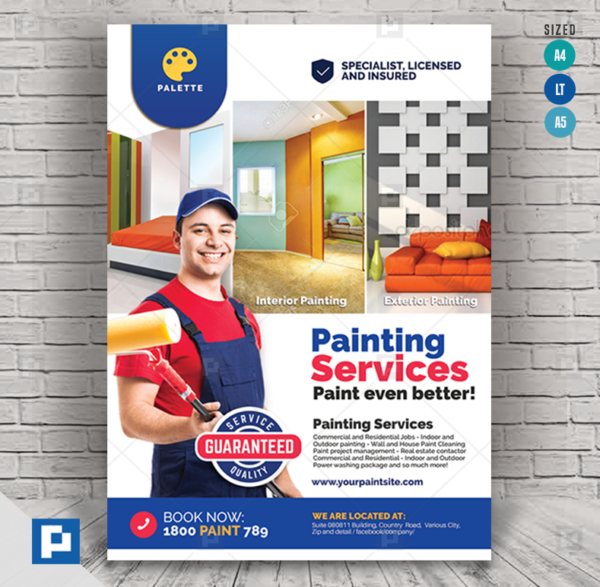 Paint Company Promotional Flyer
