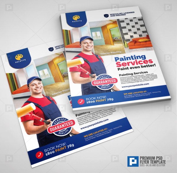 Paint Company Promotional Flyer