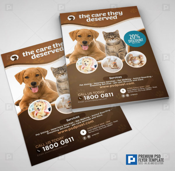 Pet Care Center Flyer