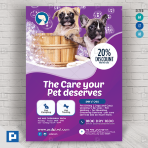 Pet Care Promotional Flyer