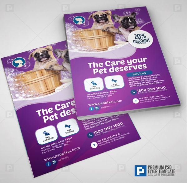 Pet Care Promotional Flyer