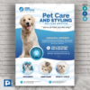 Pet Grooming and Care Service Flyer